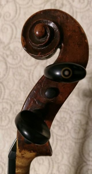 German 1777 Violin Jacob Weib Louthen und - Antique Vintage 4/4 Full Size Rare 8