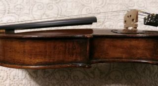 German 1777 Violin Jacob Weib Louthen und - Antique Vintage 4/4 Full Size Rare 9