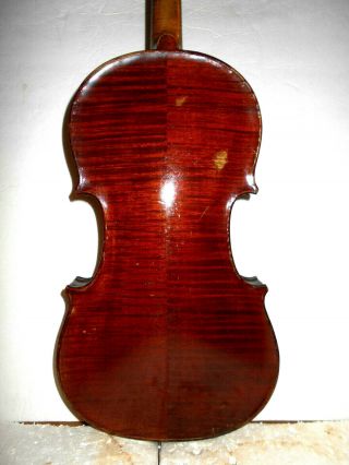 Antique Old Vintage French " Henry Farny " 2 Pc Back Full Size Violin
