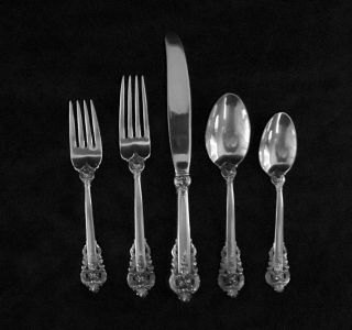 Grand Baroque - Four 5 Piece Settings,  4 Extra T - Spoons And 4 - Butter Knives