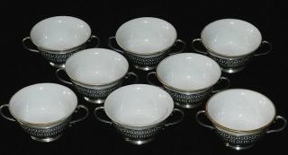 Moore & Hofman S.  S.  Pierced Cup & Saucer - Maddock Lamberton Porcelain Liner 2