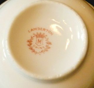 Moore & Hofman S.  S.  Pierced Cup & Saucer - Maddock Lamberton Porcelain Liner 6