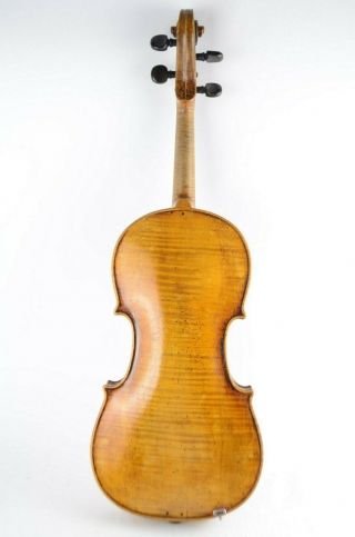 Antique 19th Century Germany Violin after Carlo Bergonzi Heinrich Selbach Erfurt 9