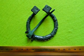 Viking Silver Plated Bronze Decorative Pen - annular Fibula 2