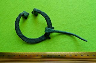 Viking Silver Plated Bronze Decorative Pen - annular Fibula 3