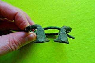 Viking Silver Plated Bronze Decorative Pen - annular Fibula 4
