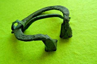 Viking Silver Plated Bronze Decorative Pen - annular Fibula 5