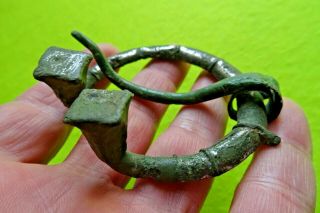 Viking Silver Plated Bronze Decorative Pen - annular Fibula 9