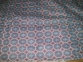 VINTAGE HANCOCK COUNTY FAIR Domestic Arts Ribbon Antique Quilt 66x50 9