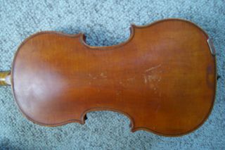 Antique 1920 Robert Glier Jr.  4/4 Violin Cincinnati 6