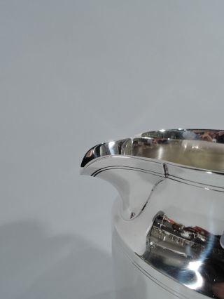 Tiffany Water Pitcher - 20211 - Art Deco Modern - American Sterling Silver 3