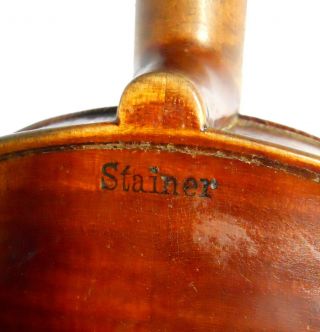 Antique Violin,  Bow & Case,  Jacobus Stainer in Absam probe Oenipontum 1735 - NR 10
