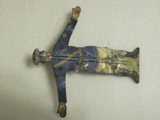 Vintage / Antique Rare? Tin Litho Policeman Toy Us Pat Moving Arms Approx 8 "