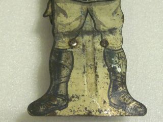 Vintage / Antique Rare? Tin Litho Policeman Toy US Pat Moving Arms Approx 8 