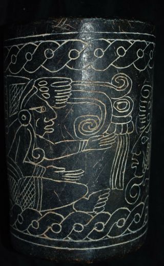 Orig $399.  Pre Columbian Mayan Burial Bowl 8 " Prov