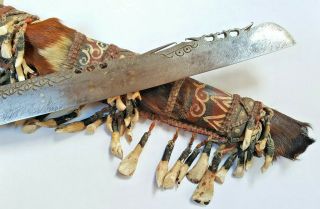 Mandau Dayak Headhunters Dagger Sword Borneo Indonesia 5