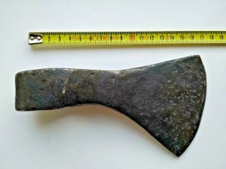 Ancient battle ax iron,  Kievan Rus - Vikings 9 - 12 century AD,  Museum piece 10