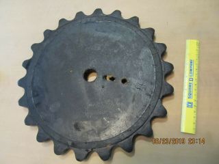(1) WOOD FOUNDRY MASTER SPROCKET PATTERN 62 - 22T TOOTH 1940 ' S - 1950 ' S REX C.  B.  CO. 2