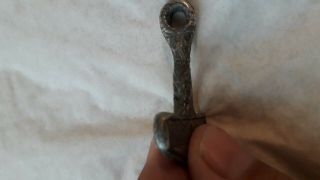 MASIVE ANCIENT VIKING SILVER AMULET - HAMMER OF THOR Very rare 5