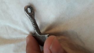 MASIVE ANCIENT VIKING SILVER AMULET - HAMMER OF THOR Very rare 7
