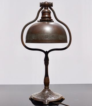 Tiffany Studios Bronze Zodiac Table Lamp