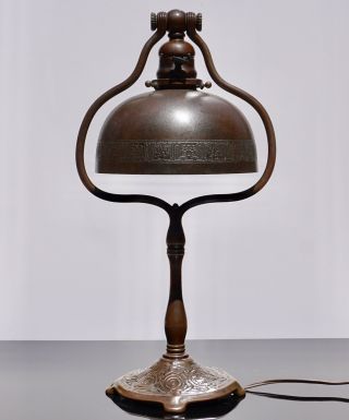 Tiffany Studios Bronze Zodiac Table Lamp 2