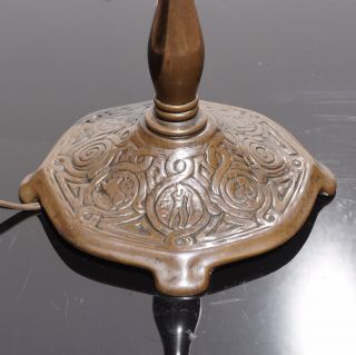 Tiffany Studios Bronze Zodiac Table Lamp 4