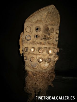 Fine Tribal Galleries - Grebo We Wobi Warrior Mask - Liberia - 1932