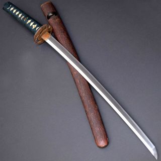 Antique Nihonto Japanese Katana Sword Wakizashi Yamatonokami 大和守 Signed Nr