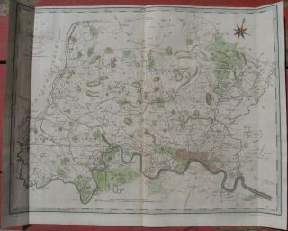 1805 John Cary Folio Map - Middlesex,  England - London Area - Camden 