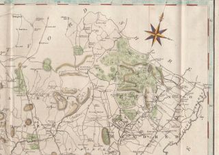 1805 John Cary Folio Map - MIDDLESEX,  ENGLAND - London Area - Camden ' s Britannia 3