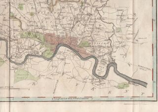 1805 John Cary Folio Map - MIDDLESEX,  ENGLAND - London Area - Camden ' s Britannia 5