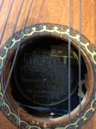 Vintage / Antique 1930’s Ukelin Music Instrument Ornamental And/or Repair 5
