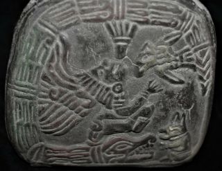 Orig $1099 Wow Pre Columbian Mayan Stamp 5in Prov