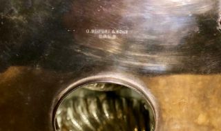 Antique G.  Seifert & Sons Silver - plated Samovar Lion Face Urn Teapot w Paw Feet 5