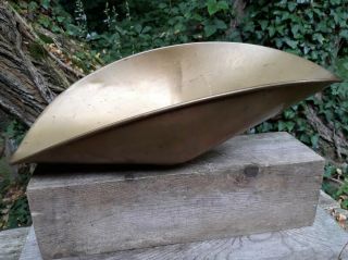 Antique Brass Scale Pan Scoop Dish 18.  5 " General Store Counter Candy Dry Goods