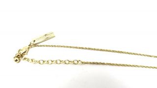 Kendra Scott White Color Stone Gold Tone Pendent Necklace 3