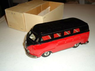 Bandai 6 " Tin Volkswagen Vw Bus With A Box?
