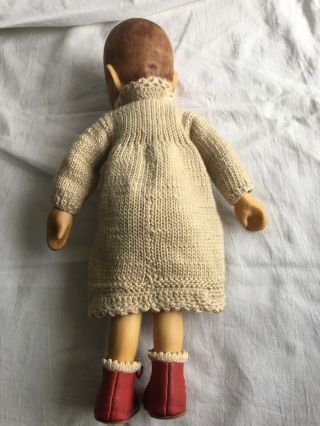 Elisabeth Pongratz girl doll in beige tunic 7