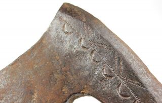Ancient Rare Authentic Viking Kievan Rus Very Large Iron Battle Axe 12 - 14th AD 6