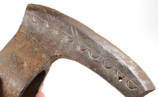 Ancient Rare Authentic Viking Kievan Rus Very Large Iron Battle Axe 12 - 14th AD 7