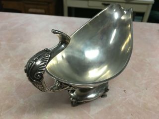 ANTIQUE MONOGRAMMED TIFFANY 1905 STERLING SILVER GRAVY BOAT 3