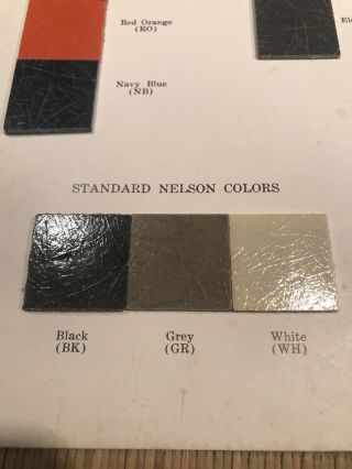 1964 Herman Miller Fiberglass Color Board,  Eames,  Nelson To Fit Dealer’s Binder 4