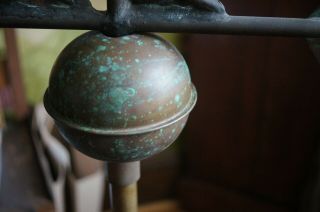Antique Copper Rooster Weathervane Indoors /Out Folk Art 11