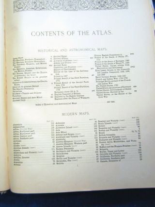 THE CENTURY ATLAS OF THE WORLD 1897 COMPLETE,  BY BENJAMIN E.  SMITH 11