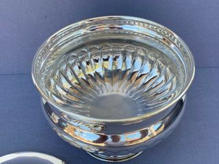 VINTAGE G.  H.  Villa Mexico STERLING SILVER 925 SERVING BOWL WITH LID.  755 gr 3