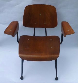 Vintage Mid Century Modern Brunswick Bent Plywood Lounge Arm Chair