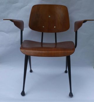 Vintage Mid Century Modern Brunswick Bent Plywood Lounge Arm Chair 2