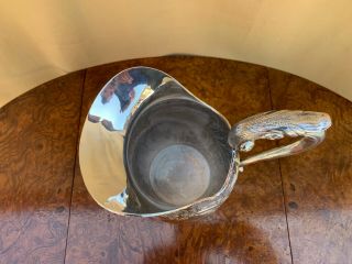 SPANISH STERLING SILVER 925 PITCHER & JUG FOR WINE OR WATER.  527 gr 10
