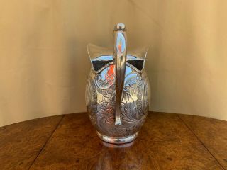 SPANISH STERLING SILVER 925 PITCHER & JUG FOR WINE OR WATER.  527 gr 4
